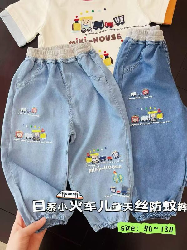 現貨夏款男童日系車車防蚊褲尺寸90-130 