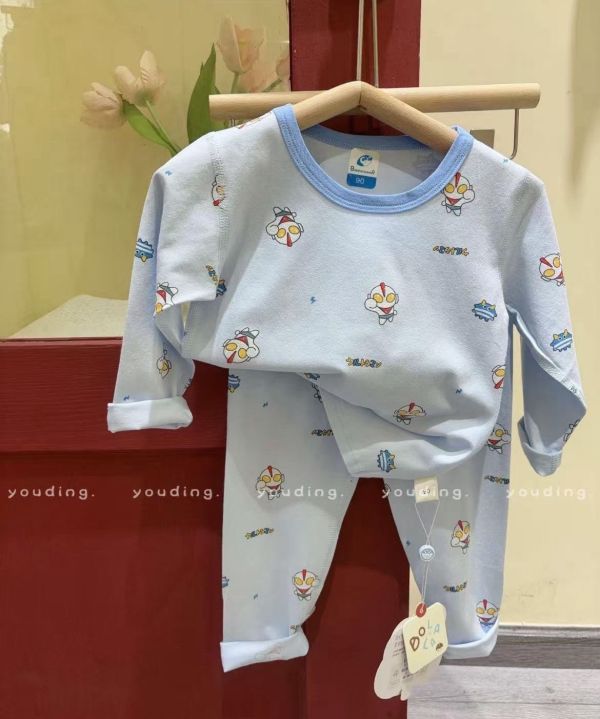 現貨秋款男童奧特曼局家服套裝尺寸90-120 