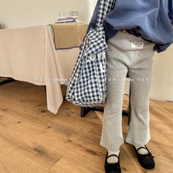 預購秋款女童百搭內搭喇叭褲尺寸80-130 