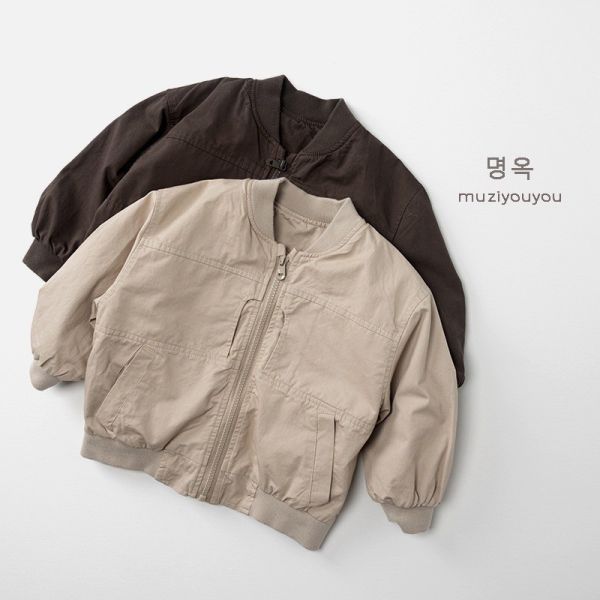 預購秋款男童森林系百搭防風風衣外套 