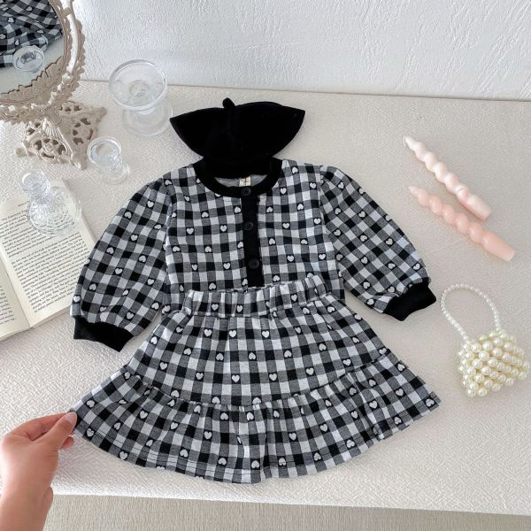 現貨女童愛心小香風公主套裝尺碼80-130 