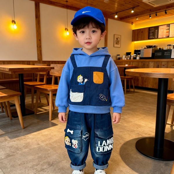 預購日單男女童原田手足帽T上衣尺寸90-130 