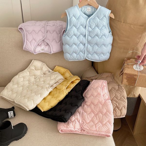 預購秋冬款男女童羽絨背心尺寸90-140 