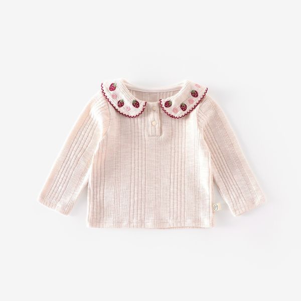 預購秋款女童花邊休閒褲套裝尺寸73-120 