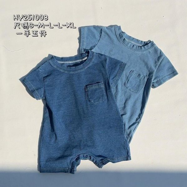 251008現貨男童淺軟牛仔連身衣尺寸70-95 
