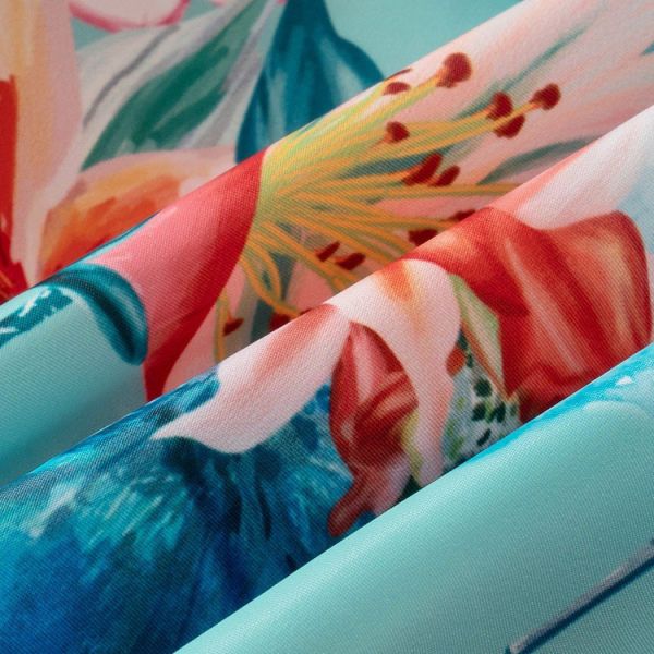 預購秋款女童歐美花花風衣外套尺寸90-130 