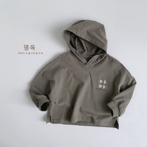 預購冬款男童簡約帥帥帽T上衣尺寸80-130 