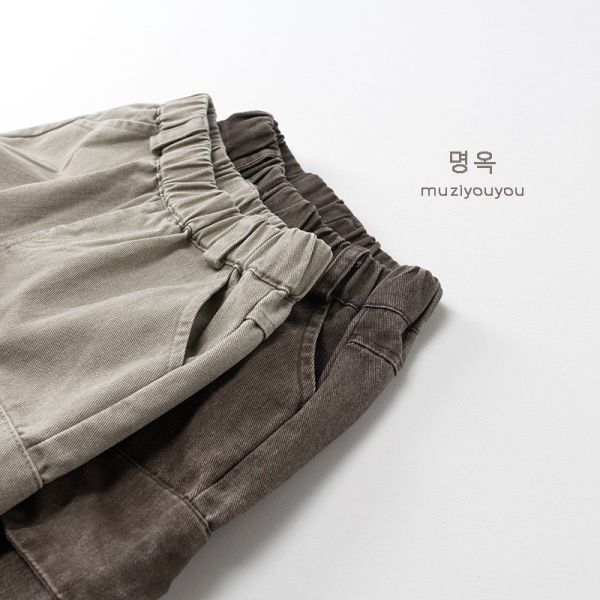 預購秋款男童工裝百搭長褲尺寸80-130 