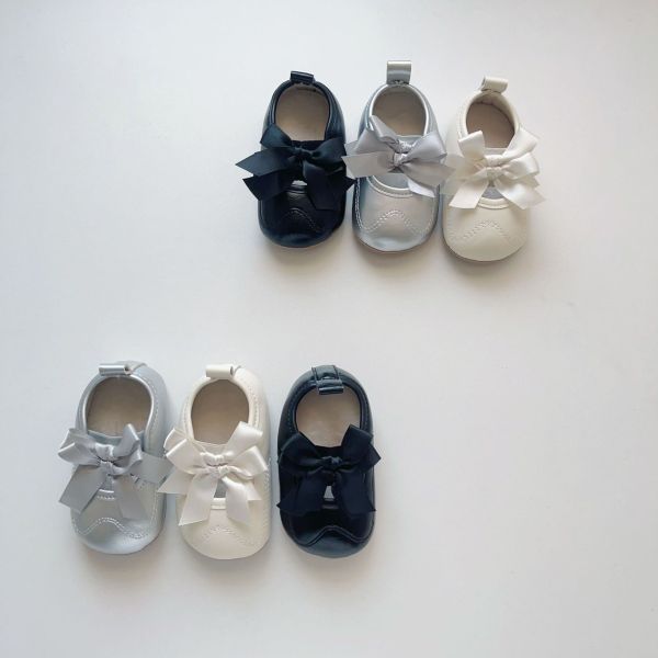 預購秋款女寶可愛蝴蝶結學步鞋 