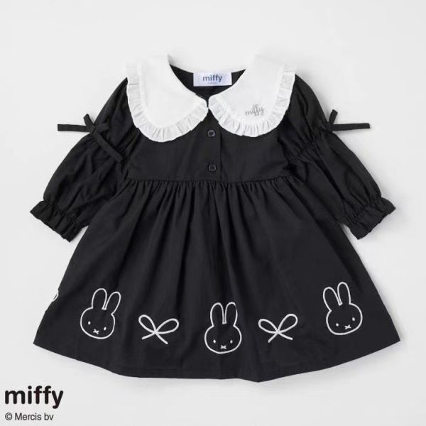 預購秋款女童日系米菲兔洋裝尺寸90-140 