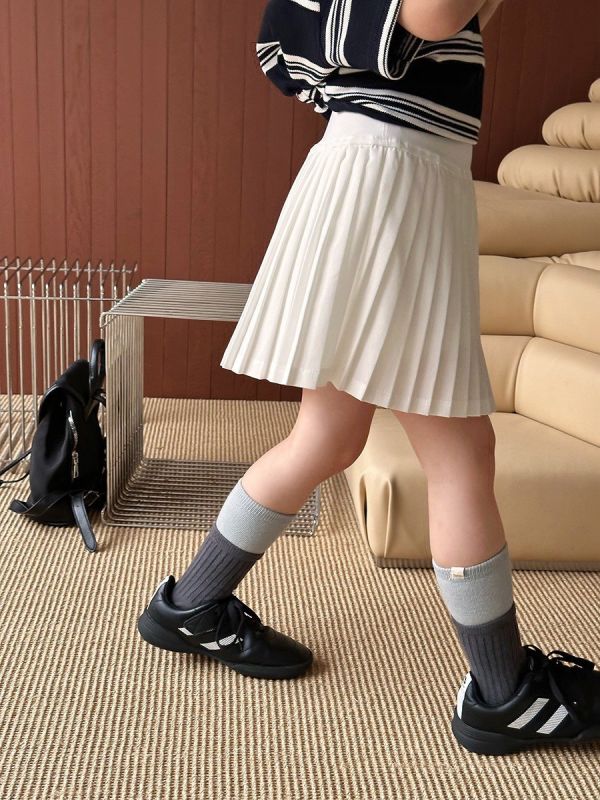 預購夏款女童氣質百褶褲裙尺碼90-150 