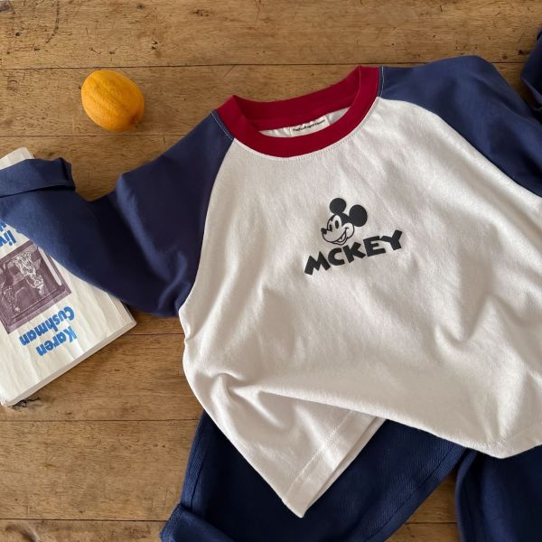 預購秋款男童米奇上衣尺寸90-140 