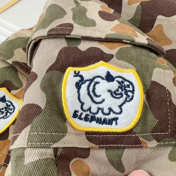 預購夏款男童日系滿版迷彩短褲 