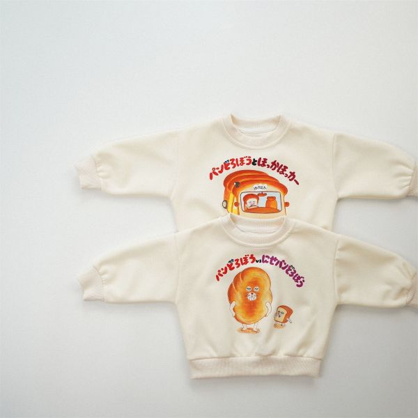 預購男女童春款麵包小偷上衣尺寸80-130 