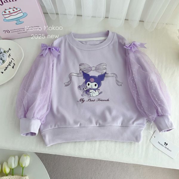 預購秋款女童可愛卡通上衣尺寸100-140 