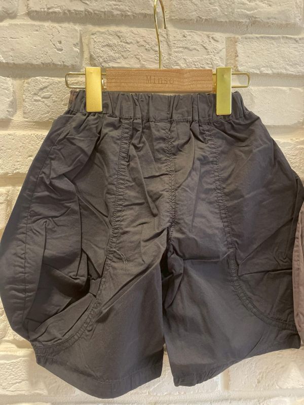 CF611-3現貨男童設計款黑色氣球拼接口袋短褲尺寸90-130 