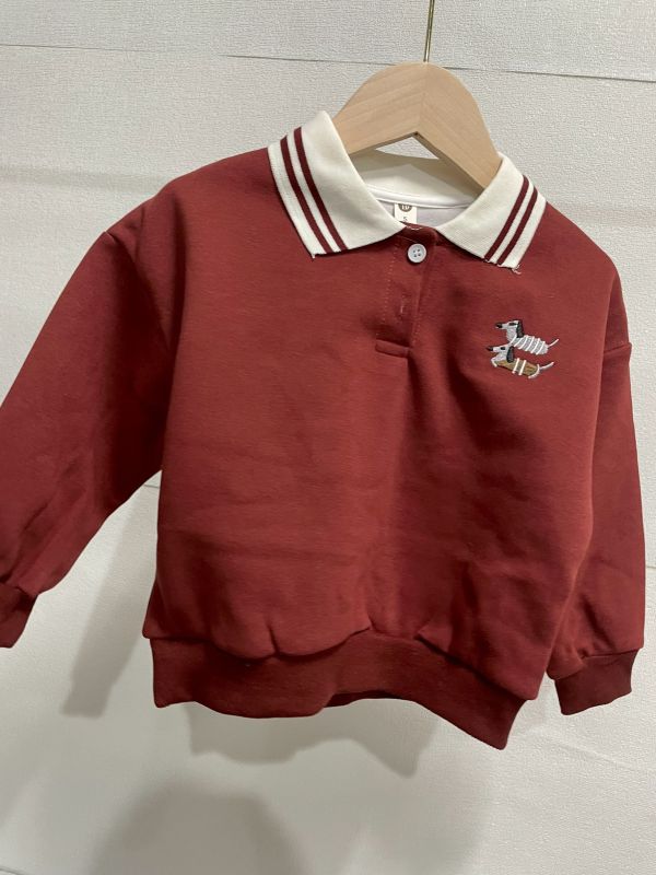 現貨秋款男童狗狗上衣尺寸90-130附實拍 