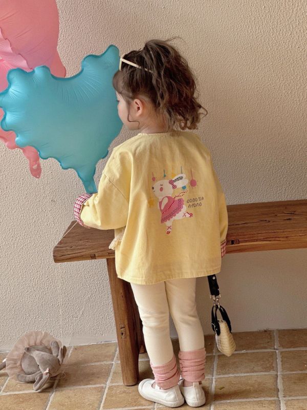 預購秋款男女童風衣外套尺寸80-130 