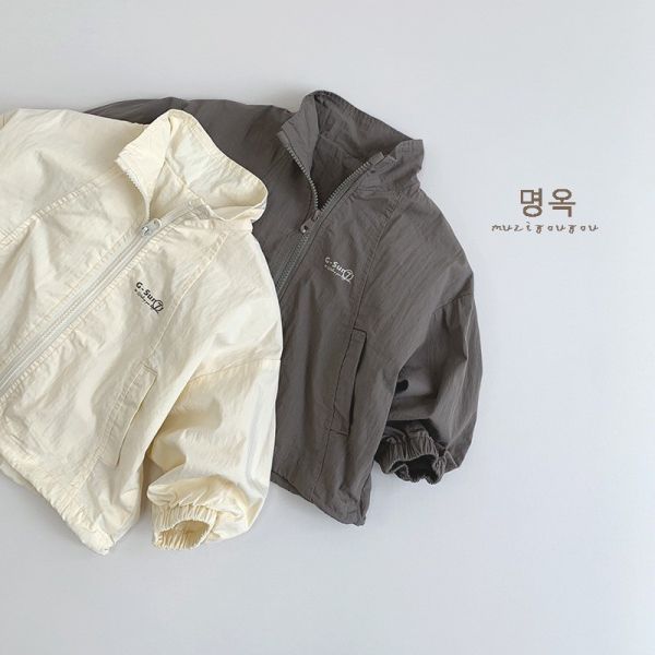 預購秋款日系男女童森林系防風外套尺寸80-130 