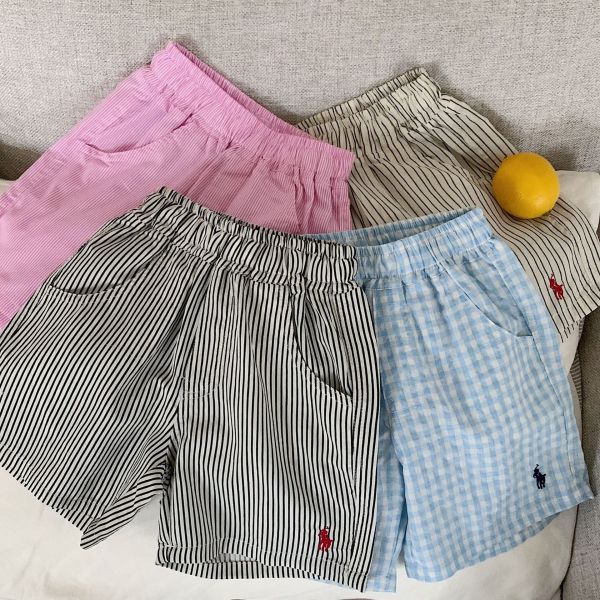 【預購】夏款-男女童日系小馬刺繡百搭褲 