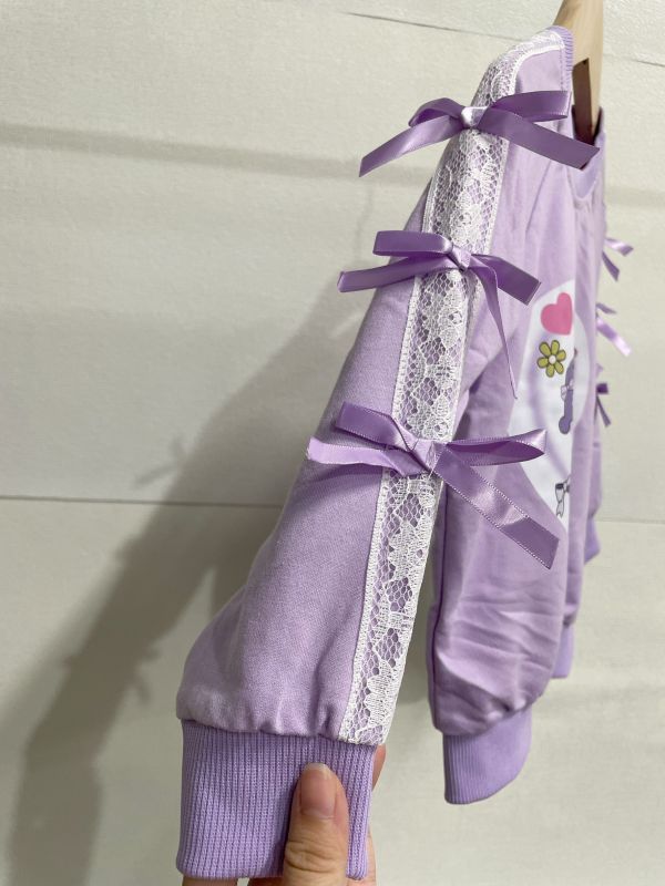 現貨現貨秋款女童可愛庫洛米蝴蝶結上衣 