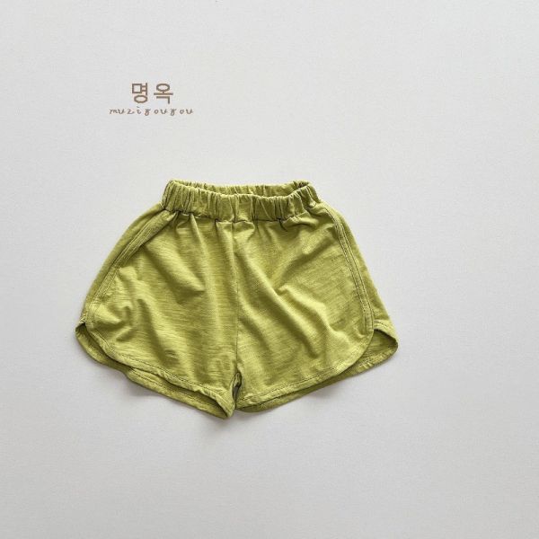 【預購】夏款--夏款男女童竹節棉褲 