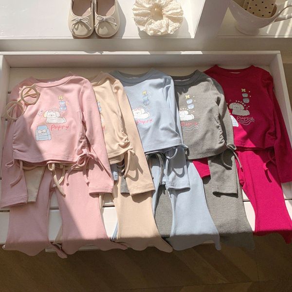 預購秋款女童可愛熊熊套裝尺寸90-150 