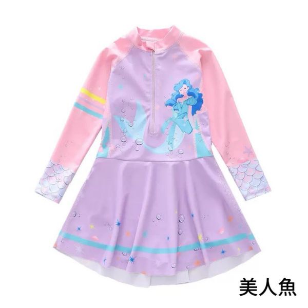 預購女童女連身裙式泳裝（多款） 