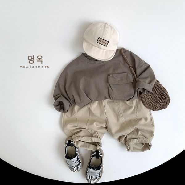 預購秋款男童帥氣百搭上衣尺寸80-130 