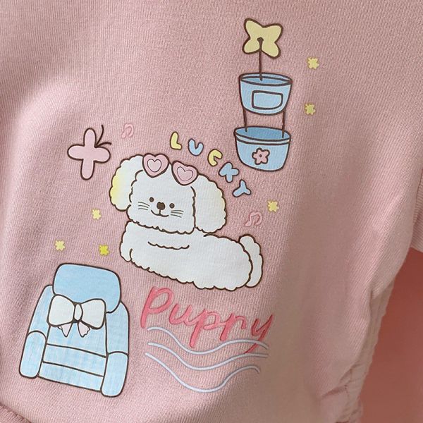 預購秋款女童可愛熊熊套裝尺寸90-150 