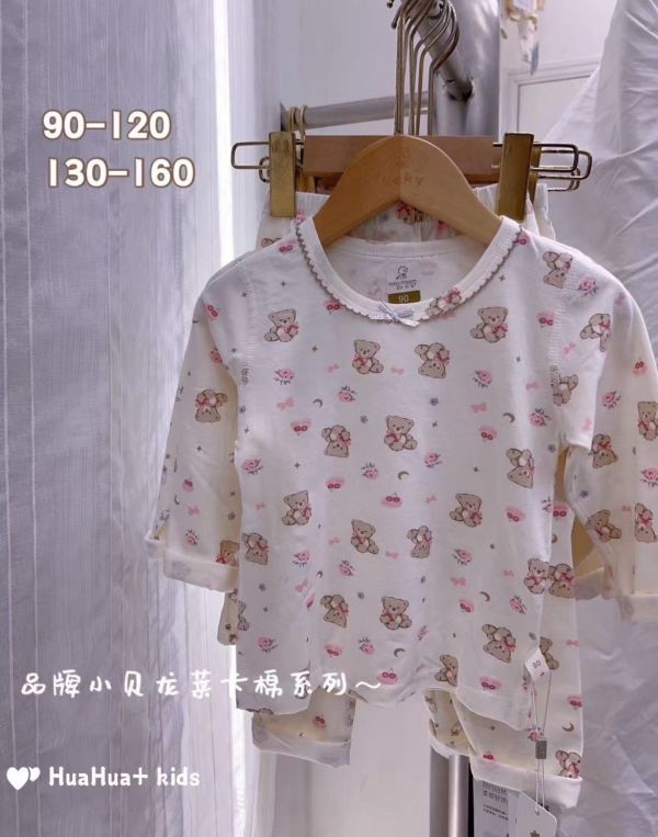 現貨秋款女童熊熊局家服套裝尺寸90-120 