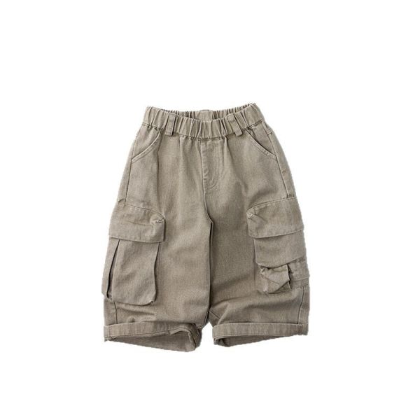 預購秋款男童工裝百搭長褲尺寸80-130 