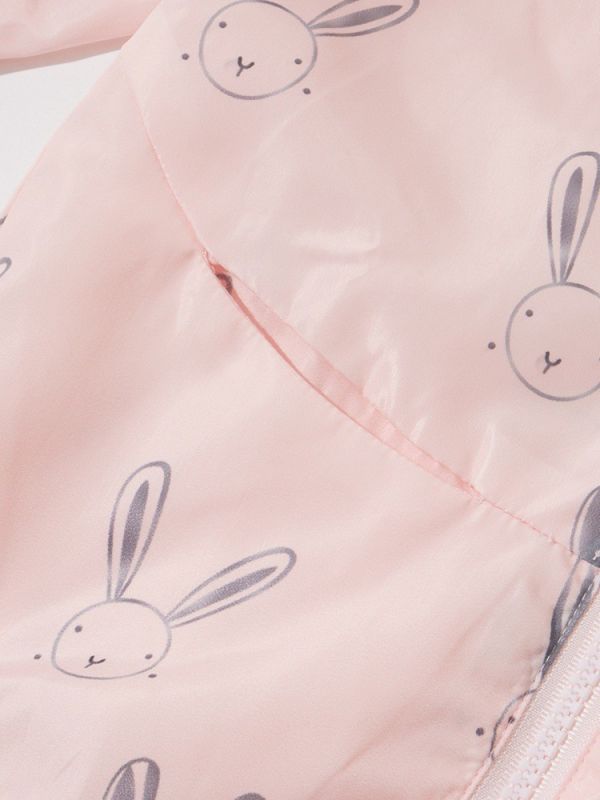 預購秋款女童兔兔風衣外套尺寸100-150 