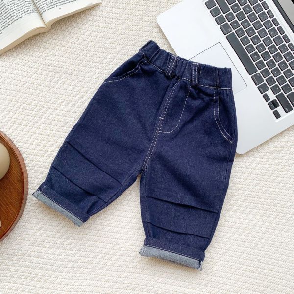 預購秋款男寶百搭牛仔褲尺寸73-120 