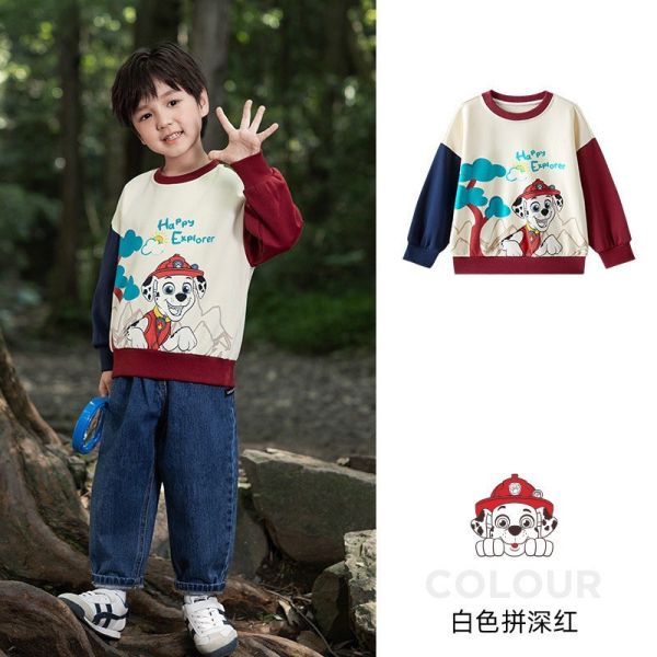 預購秋款男女童汪汪隊上衣尺寸105-140 