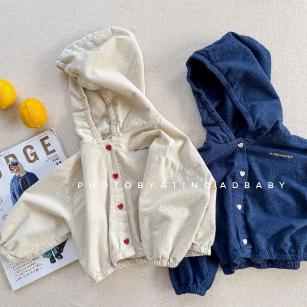 預購秋款男女童襯衫外套尺寸80-130 