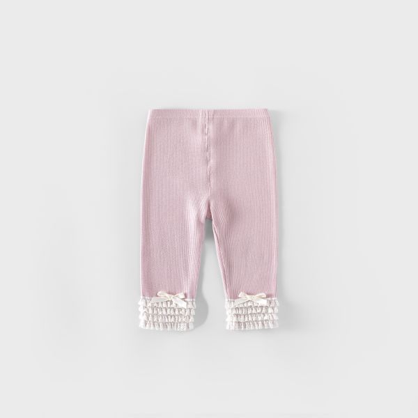 預購秋款女童兔兔蝴蝶結網紗套裝尺寸73-120 