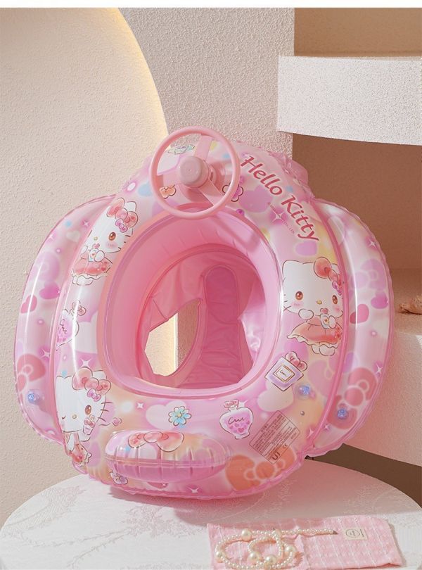 預購男女童夏天必備三麗鷗卡通座圈 