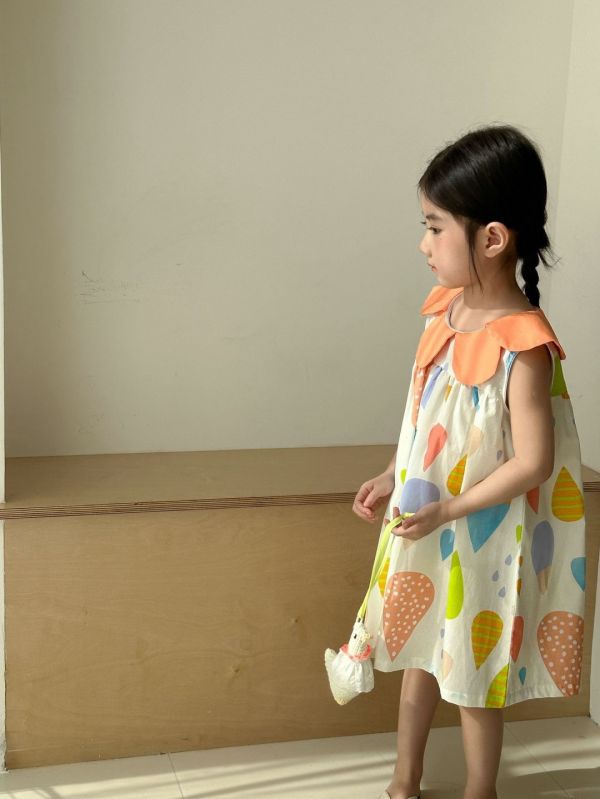 【預購】夏款-男女童多巴胺度假手足套裝 