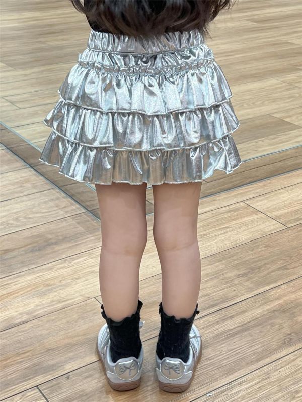 預購秋款女童辣妹蛋糕裙套裝尺寸90-140 