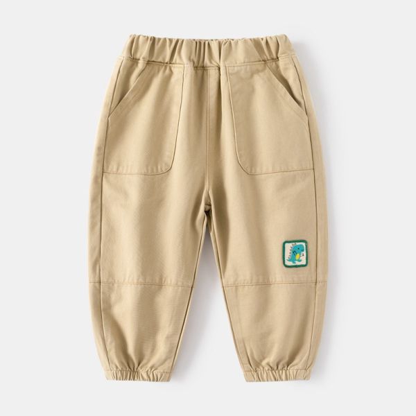 預購秋款男童恐龍休閒百搭長褲尺寸90-140 