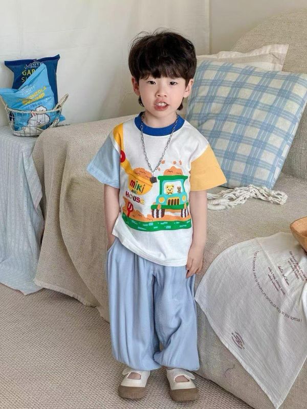預購夏款男童日系挖土機上衣 
