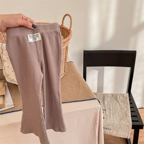 預購秋款女童百搭內搭喇叭褲尺寸80-130 