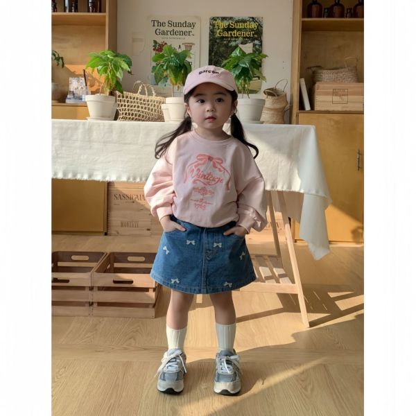預購女童夏款蝴蝶結短褲 