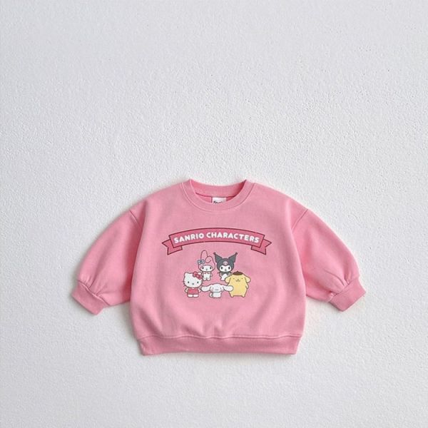 現貨秋款女童可愛卡通上衣 尺寸90-130附實拍 