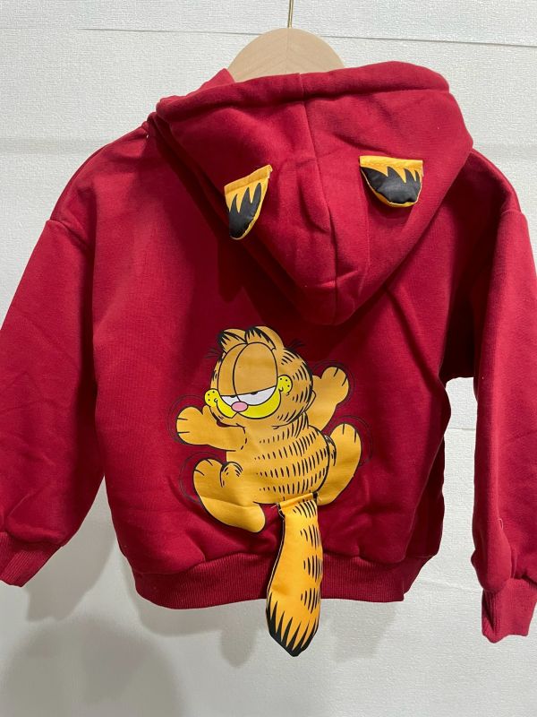 現貨秋款男童加菲貓上衣尺寸90-130附實拍 