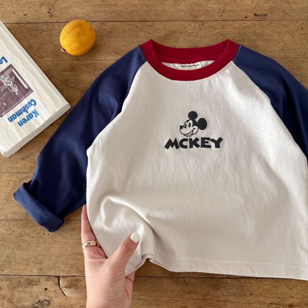 預購秋款男童米奇上衣尺寸90-140 