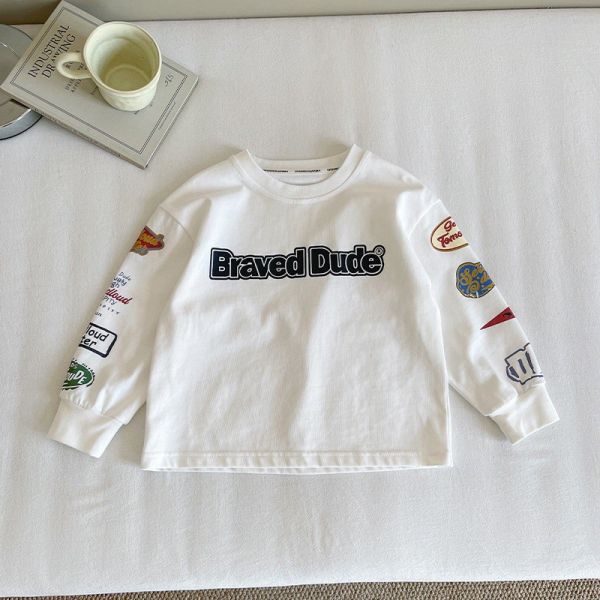 預購秋款男童帥氣潮酷上衣尺寸90-150 