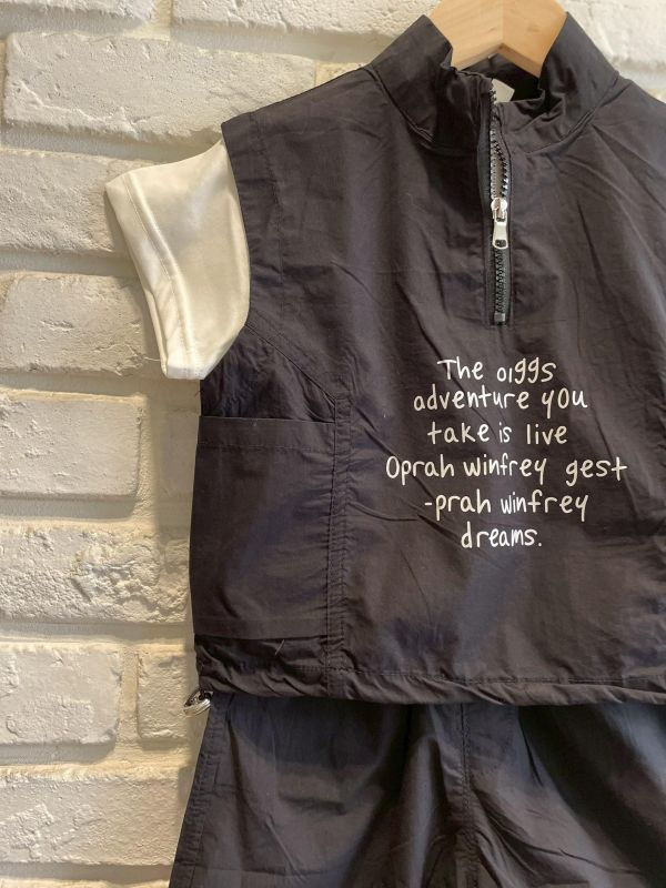 860-1現貨夏款男童字母工裝套裝尺寸90-130 