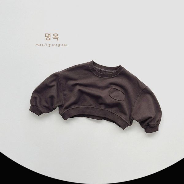 預購秋款童帥氣百搭短版上衣尺寸80-130 